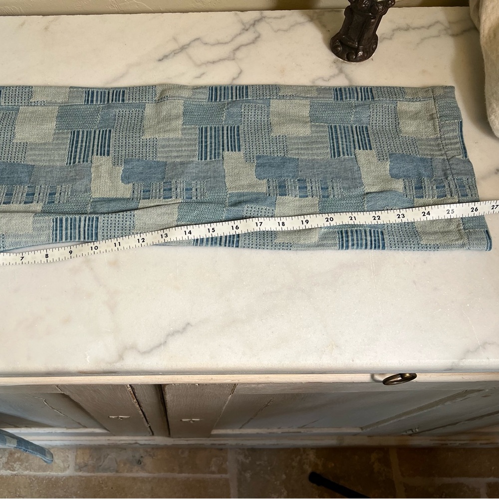 Imogene + Willie Xs Indigo Patchwork Drawstring P… - image 4